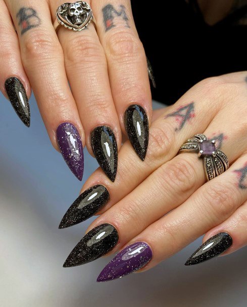 Luscious Designs Womens Witch Nail Ideas