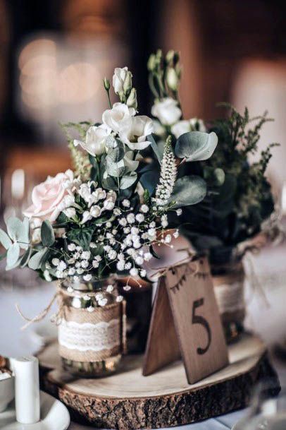 Lush Rustic Wedding Flowers