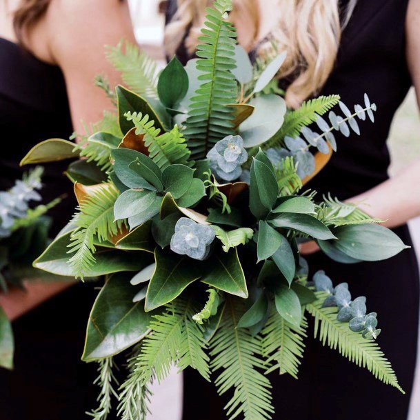 Lusious Green Wedding Bouquet Ideas Tropical Inspiration