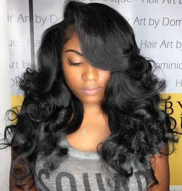 Lustrous Curly Hairstyles For Black Women