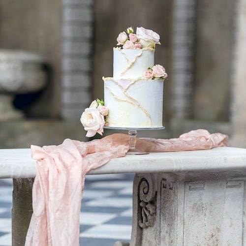 Luxe Wedding Cake Elegant Womens Wedding