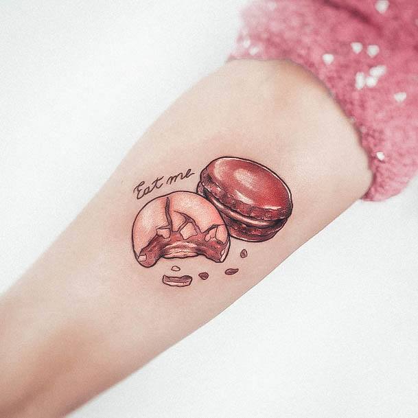 Macaron Tattoo Design Inspiration For Women