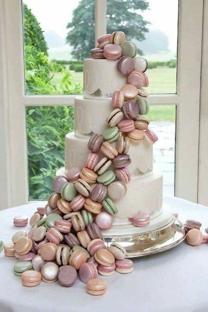 Macrons Wedding Cake Ideas