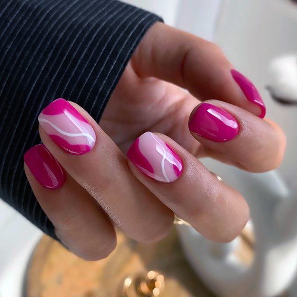 Magenta Nail Design Inspiration For Women