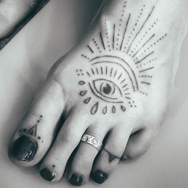 Magnificent All Seeing Eye Tattoo For Girls