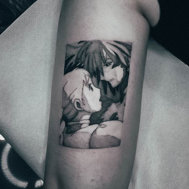 Magnificent Anime Tattoo For Girls