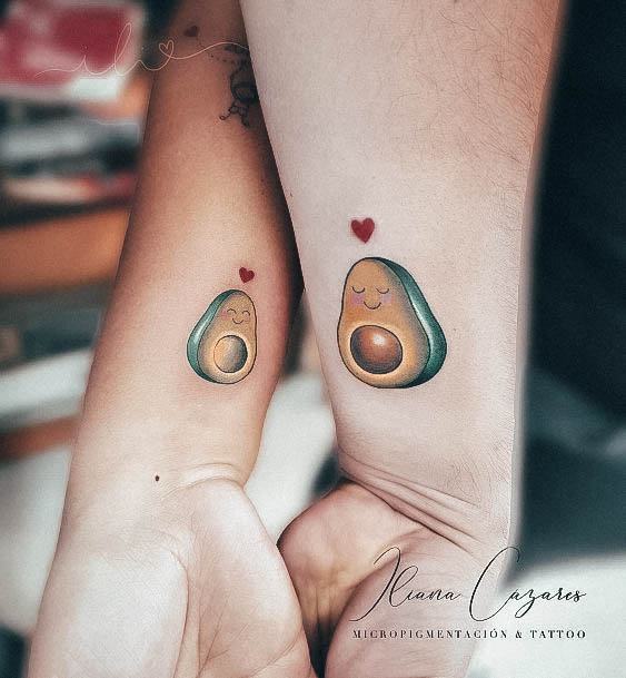 Magnificent Avocado Tattoo For Girls