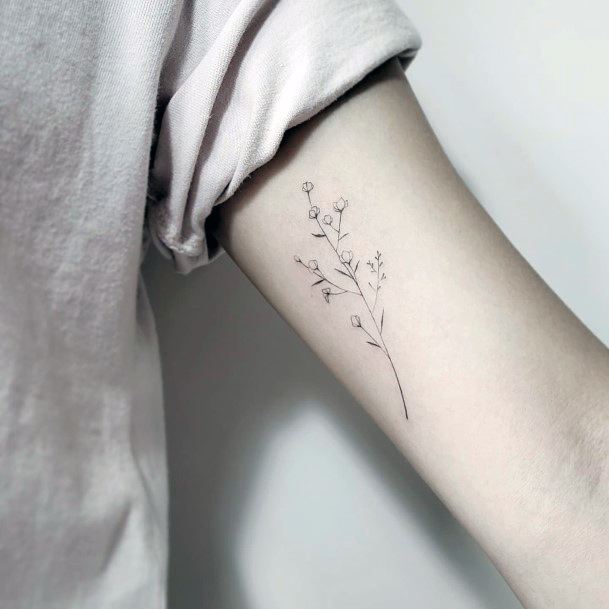 Magnificent Babys Breath Tattoo For Girls