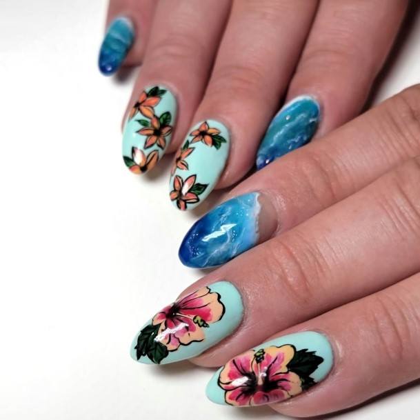 Magnificent Beach Nail For Girls