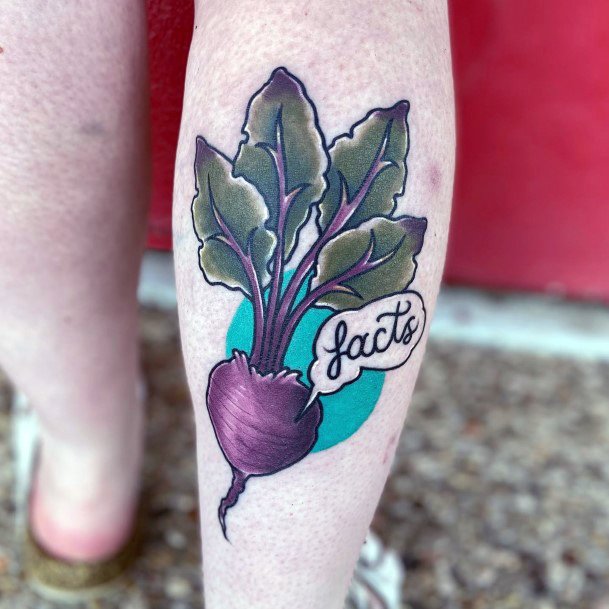 Magnificent Beet Tattoo For Girls