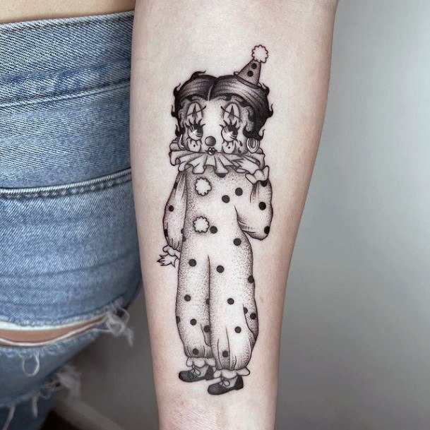 Magnificent Betty Bop Tattoo For Girls