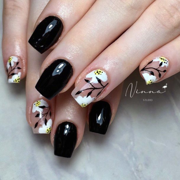 Magnificent Black Dress Fingernails For Girls