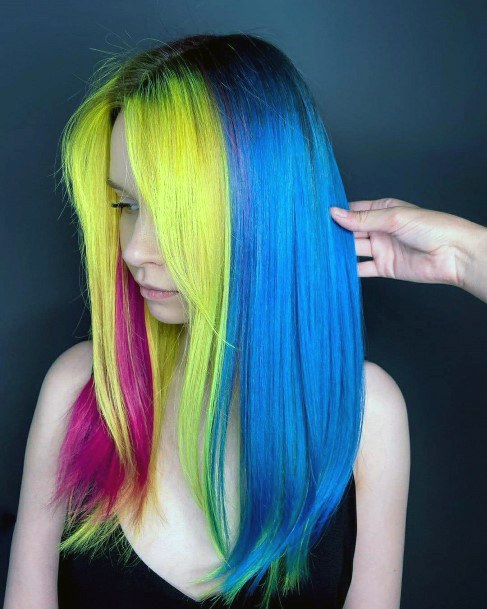 Magnificent Blue Hairstyles For Girls