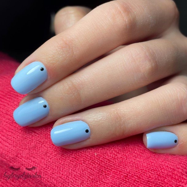 Magnificent Blue Summer Nail For Girls