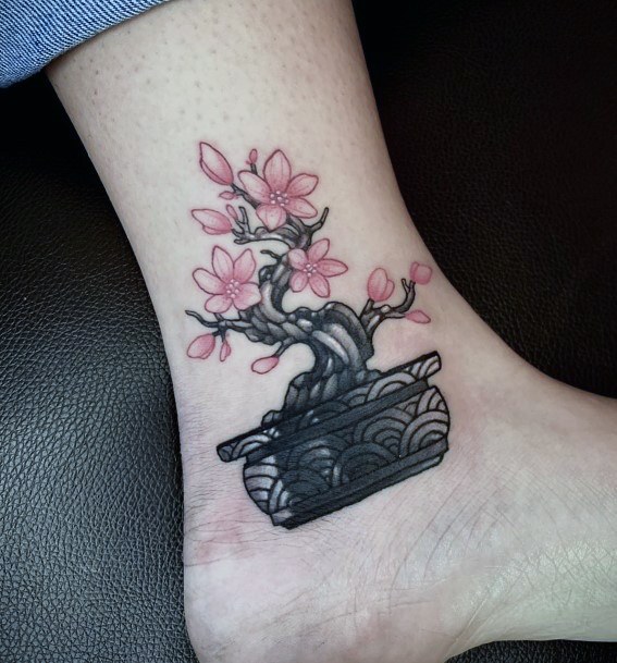 Magnificent Bonsai Tattoo For Girls