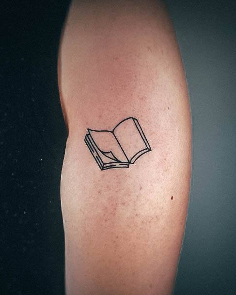 Magnificent Book Tattoo For Girls