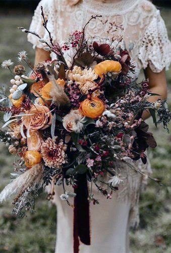 Magnificent Bouquet October Wedding Floral Inspiration Ideas