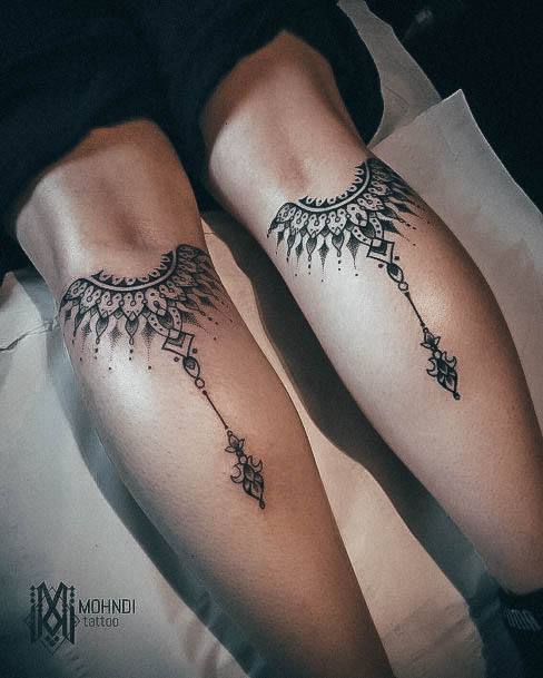 Magnificent Calf Tattoo For Girls