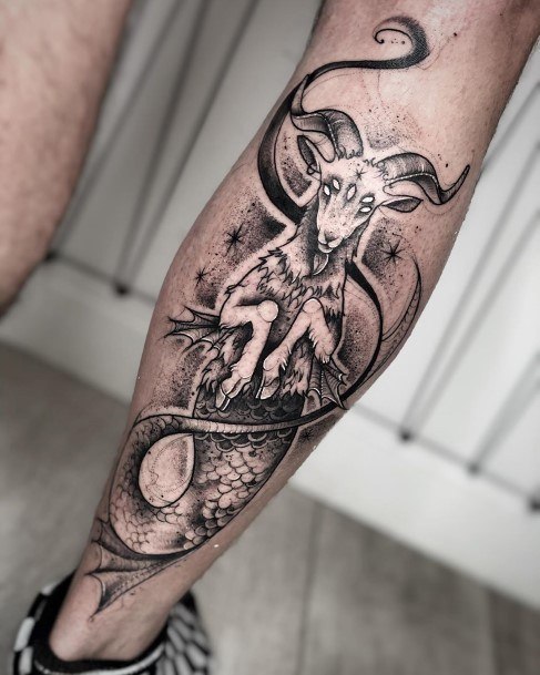 Magnificent Capricorn Tattoo For Girls