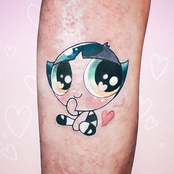 Magnificent Cartoon Tattoo For Girls