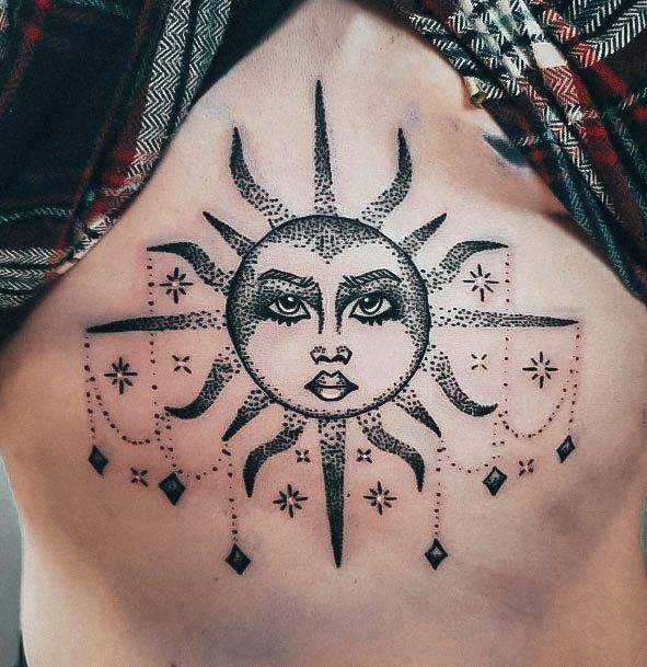 Magnificent Chandelier Tattoo For Girls