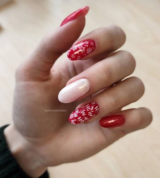 Magnificent Christmas Gel Nail For Girls