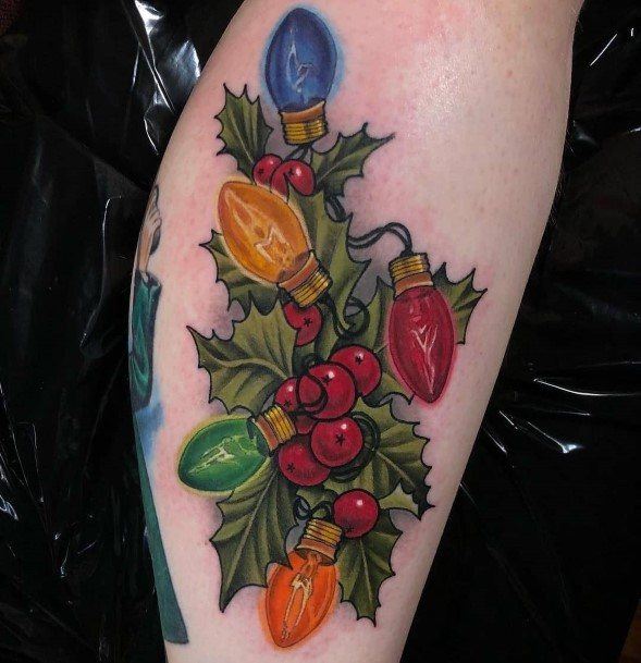 Magnificent Christmas Tattoo For Girls