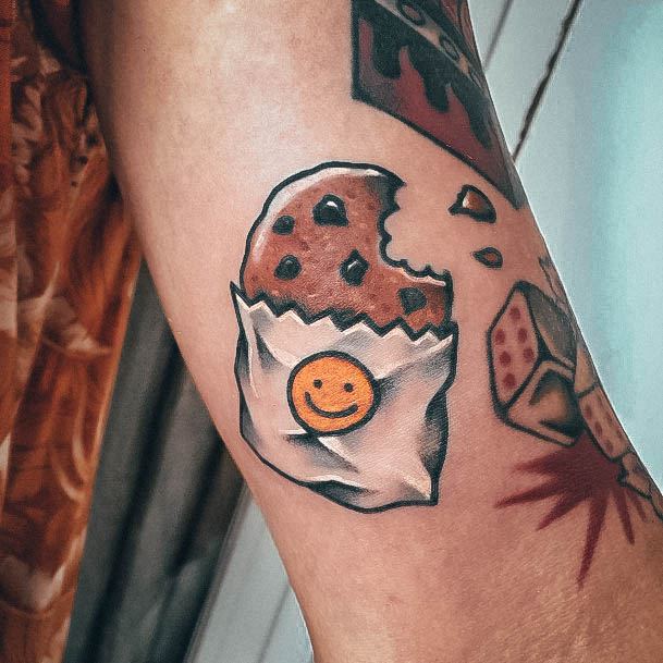 Magnificent Cookie Tattoo For Girls