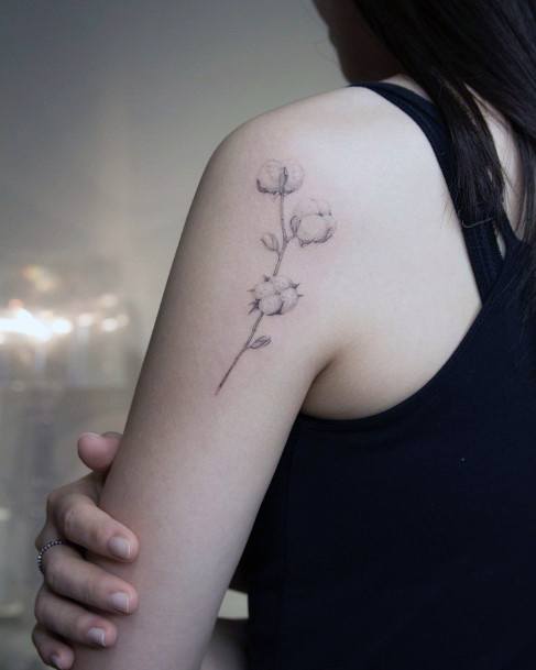 Magnificent Cotton Tattoo For Girls