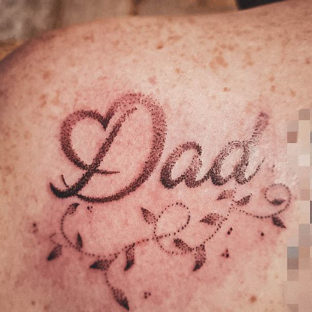 Magnificent Dad Tattoo For Girls