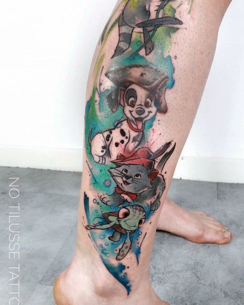 Magnificent Dalmatian Tattoo For Girls