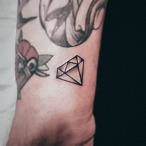 Magnificent Diamond Tattoo For Girls