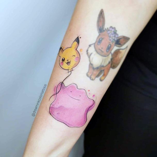 Magnificent Ditto Tattoo For Girls