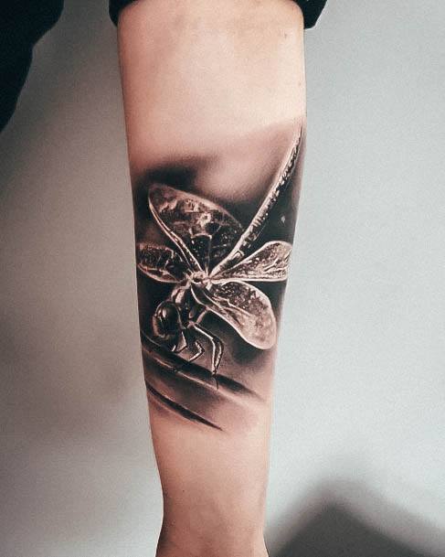 Magnificent Dragonfly Tattoo For Girls