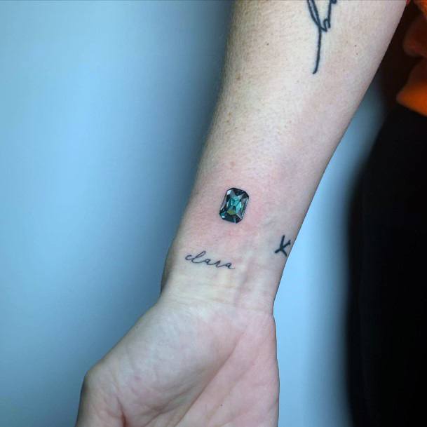 Magnificent Emerald Tattoo For Girls