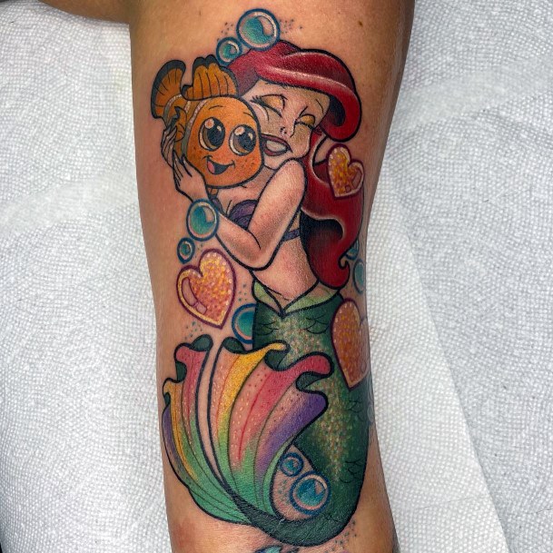 Magnificent Finding Nemo Tattoo For Girls