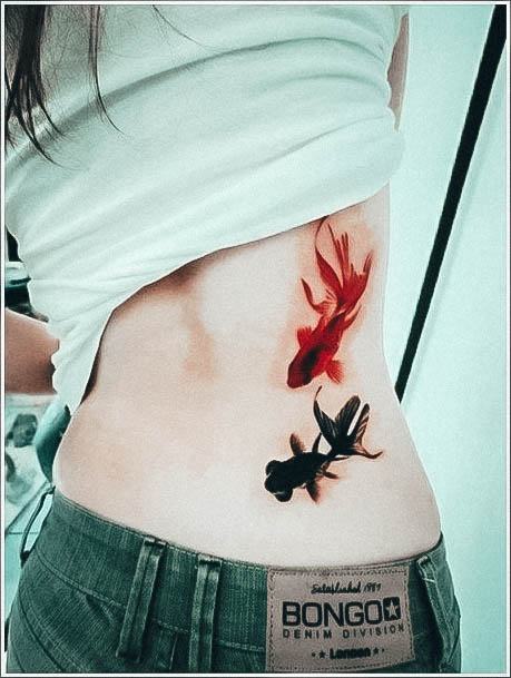 Magnificent Fish Tattoo For Girls