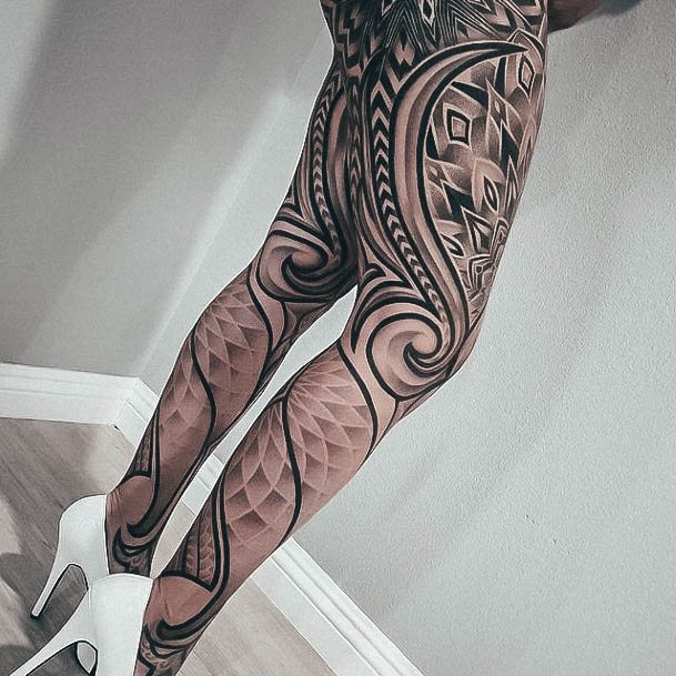 Magnificent Full Sleeve Tattoo For Girls