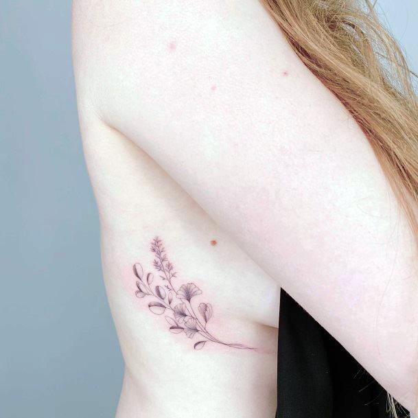 Magnificent Ginkgo Tattoo For Girls