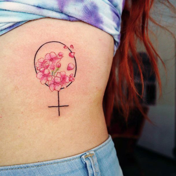 Magnificent Girl Power Tattoo For Girls