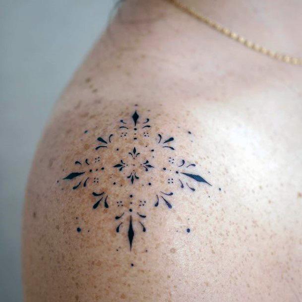 Magnificent Handpoke Tattoo For Girls