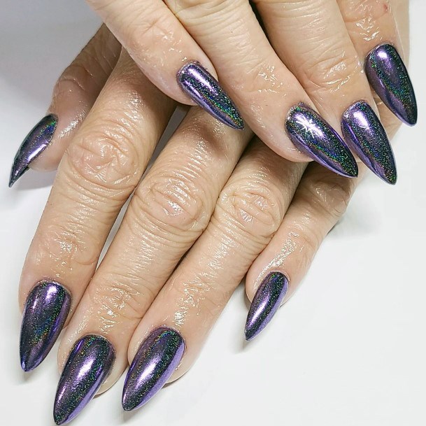 Magnificent Holographic Fingernails For Girls