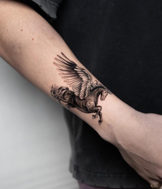 Magnificent Horse Tattoo For Girls