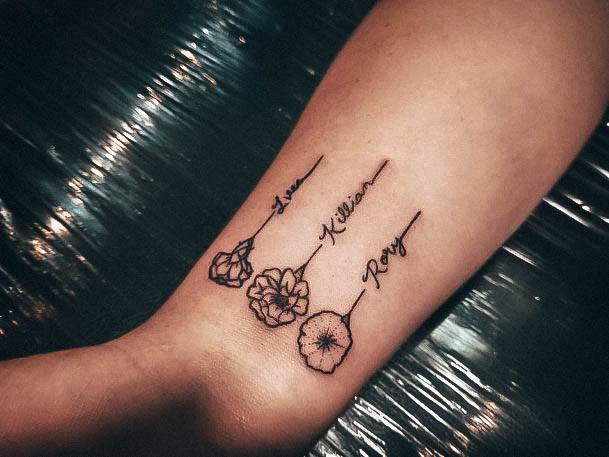 Magnificent Kids Name Tattoo For Girls