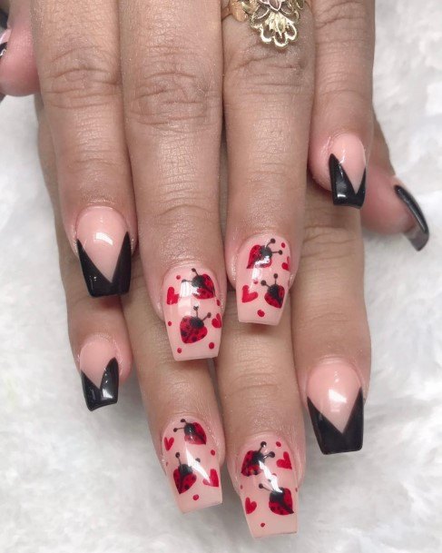 Magnificent Ladybug Nail For Girls