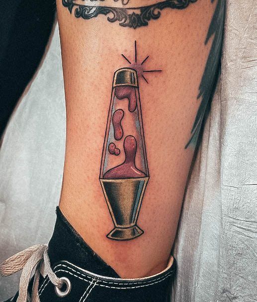 Magnificent Lava Lamp Tattoo For Girls