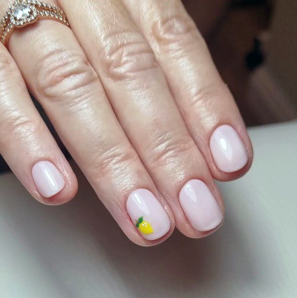 Magnificent Lemon Fingernails For Girls