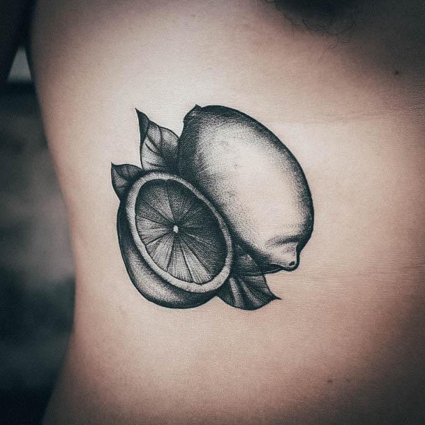 Magnificent Lemon Tattoo For Girls