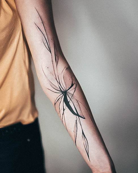 Magnificent Line Tattoo For Girls