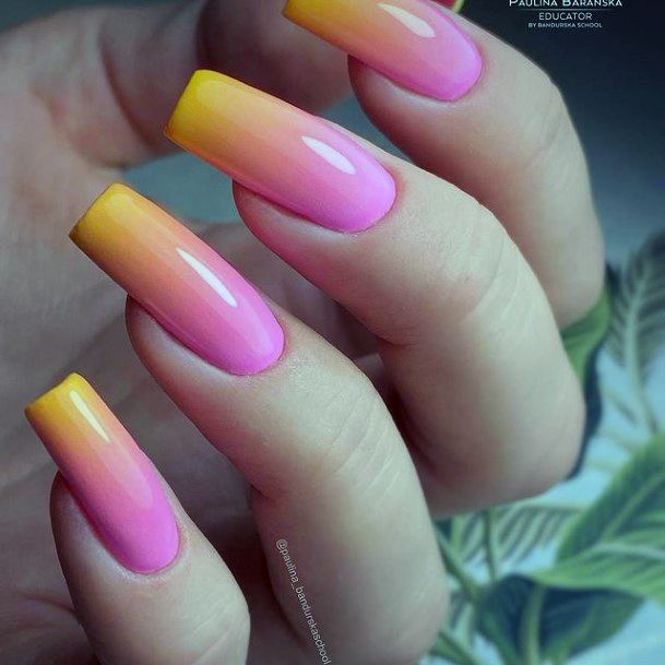 Magnificent Long Pink Fingernails For Girls